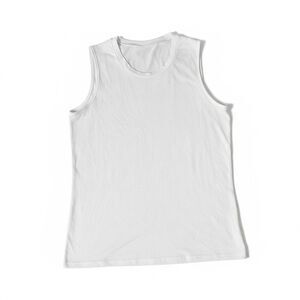 Basic White Sleeveless Tee